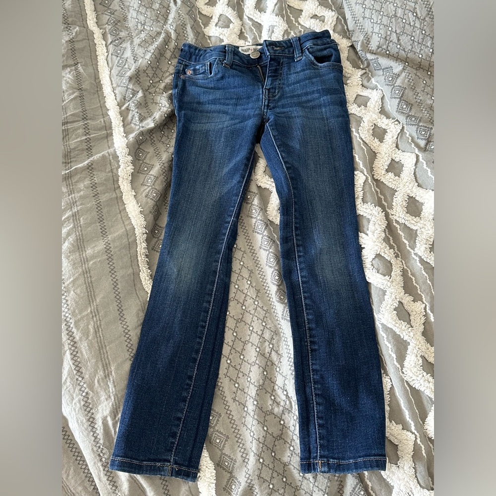 Warp weft jeans